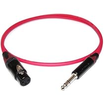 Amazon | MOGAMI【2534 赤】XLRキャノン(メス)-TRSフォン 5m